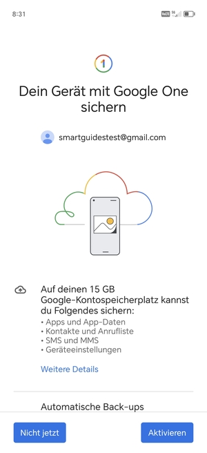 Wählen Sie Aktivieren