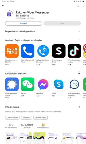 Espere a que el proceso de instalación finalice