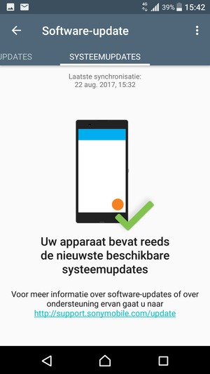 Selecteer de Menu-knop