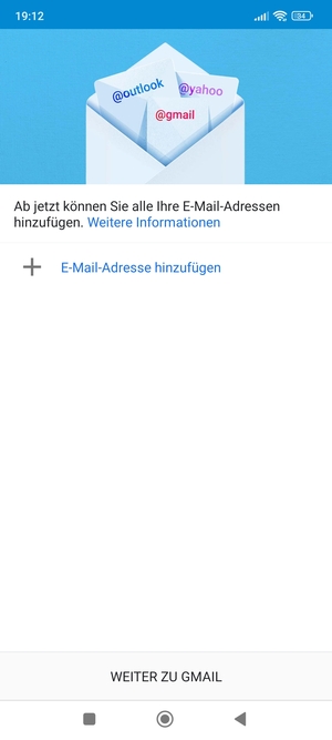 Wählen Sie E-Mail-Adresse hinzufügen