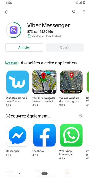 Veuillez attendre la fin de la procédure d'installation
