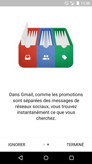 Sélectionnez TERMINÉ