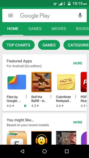 Select the Search bar