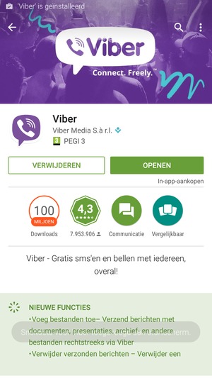 Selecteer OPENEN