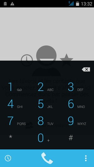 Appuyez longuement sur le numéro 1
