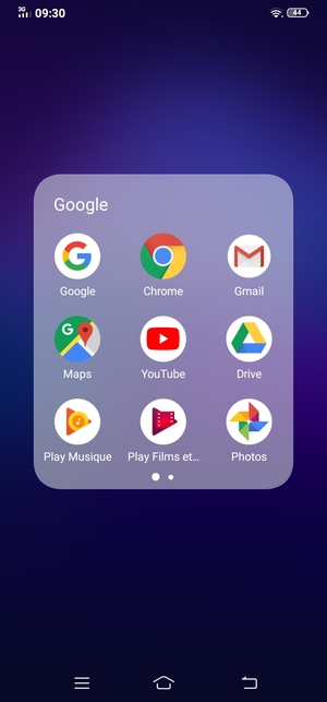 Sélectionnez Gmail