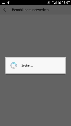 Wacht tot de zoekopdracht beëindigd is