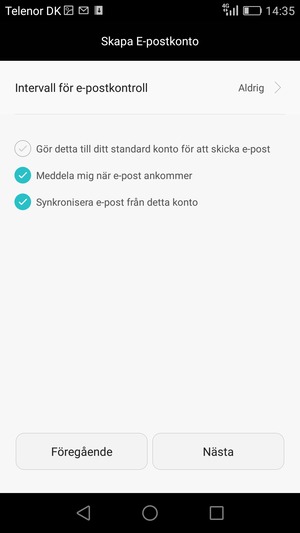 Välj Nästa
