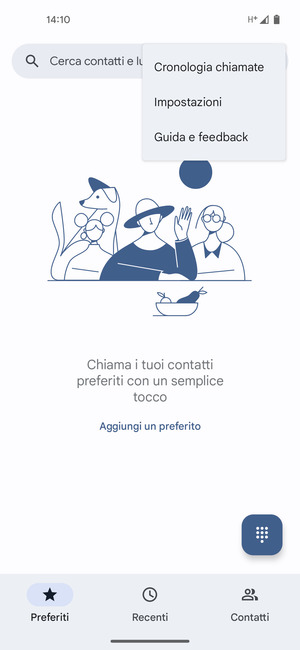 Seleziona Impostazioni