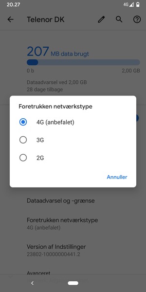 Vælg din foretrukne mulighed