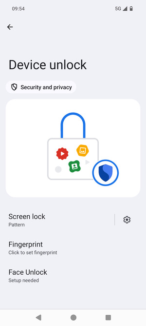Your phone is now secure with a screen lock