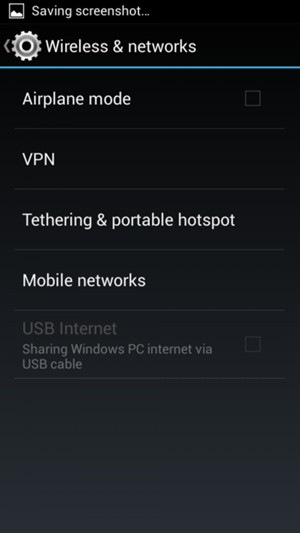 Select Tethering & portable hotspot