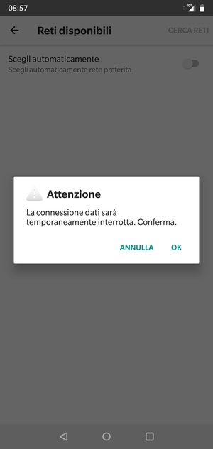 Seleziona OK