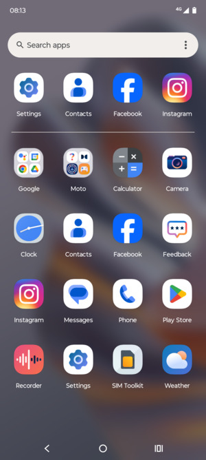 Select Settings