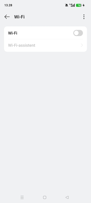 Slå Wi-Fi til