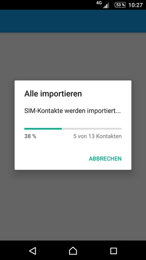 Ihre Kontakte werden in Ihrem Google Konto gespeichert und auf Ihrem Handy gespeichert, wenn Google das nächste Mal synchronisiert wird.