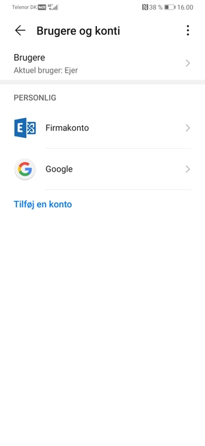 Vælg Google