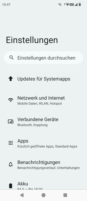 Wählen Sie Netzwerk und Internet