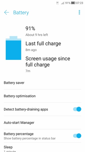 Select Battery saver
