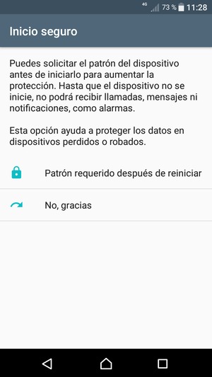 Seleccione la opción deseada