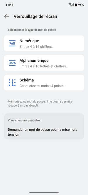 Sélectionnez Schéma