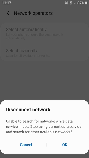 Select OK