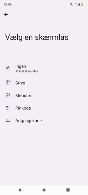 Vælg Mønster