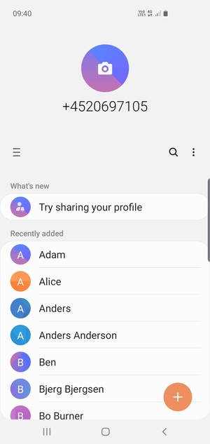 Select the Menu button