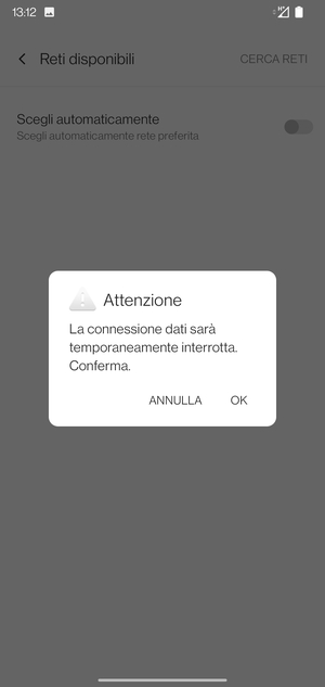 Seleziona OK