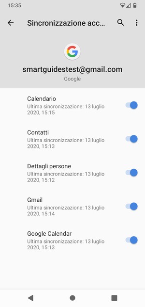 Seleziona il tasto Menu