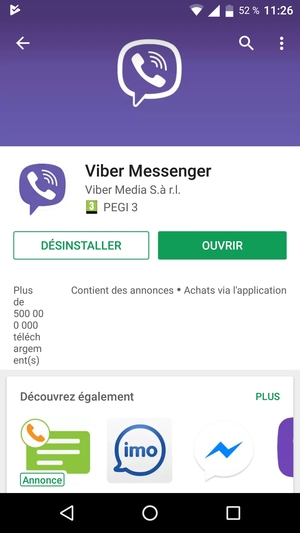 Sélectionnez OUVRIR