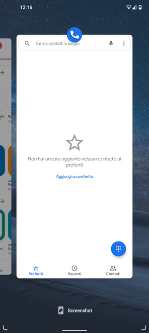 Scorri verso l'alto le app per chiuderle