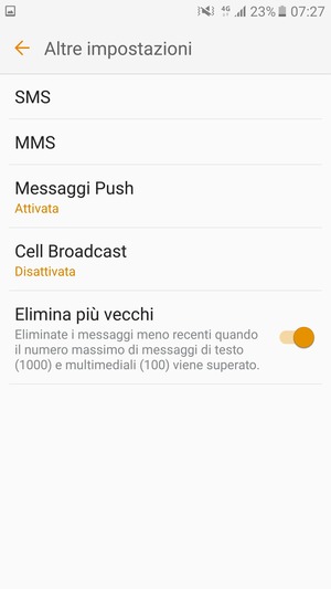 Seleziona SMS