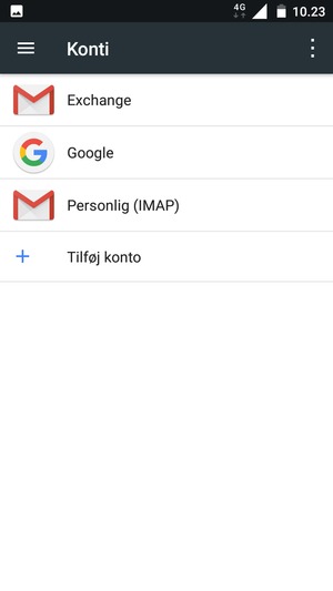 Vælg Google