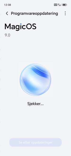 Vent til søket er ferdig