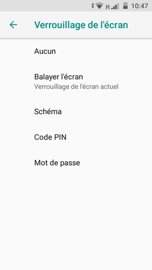 Sélectionnez Schéma