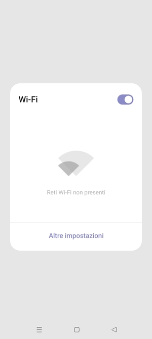 Disattiva Wi-Fi