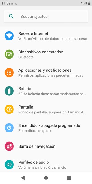 Seleccione Redes e Internet