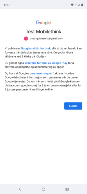 Velg Godta