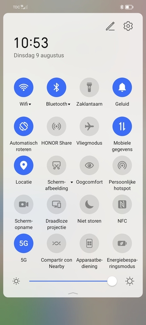 Schakel Wifi en Bluetooth uit