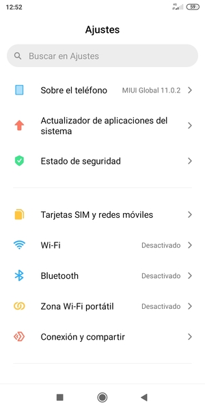 Seleccione Wi-Fi