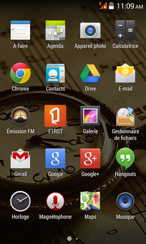 Sélectionnez E-mail