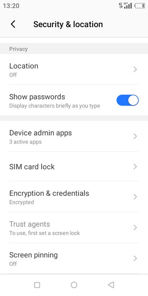 To change the PIN for the SIM card, go to the Security & location menu and select SIM card lock