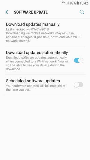 Select Download updates manually