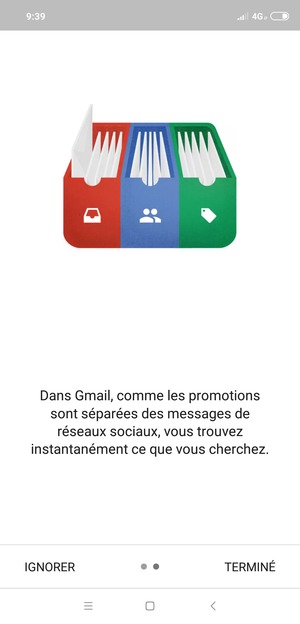Sélectionnez TERMINÉ