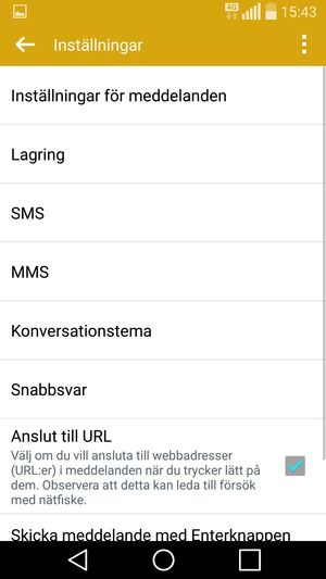 Välj SMS