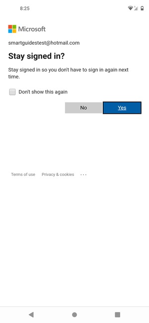 Select your preferred option