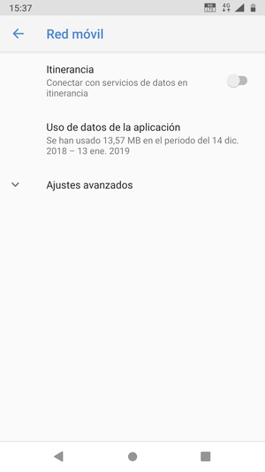 Seleccione Ajustes avanzados