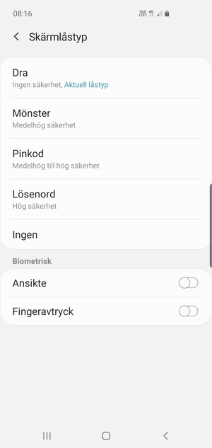 Välj Mönster