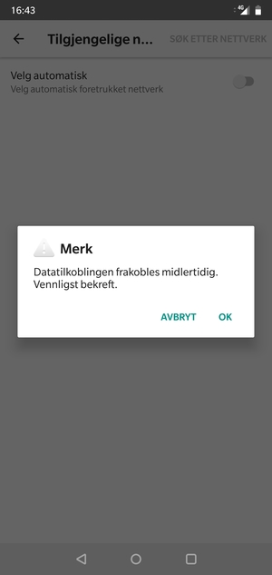 Velg OK
